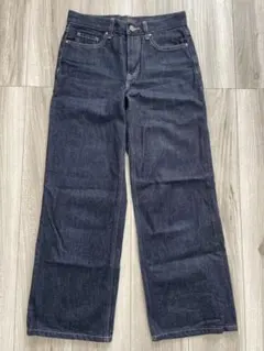 ユニクロ　ダークブルー　デニム　22(56cm)