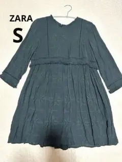 未使用品⭐︎ZARAワンピース　グリーン　春秋