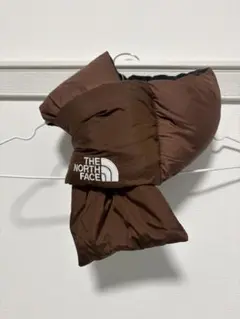 THE NORTH FACE ブラウン ダウンマフラー