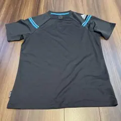 メンズ　adidas メッシュTシャツ Mサイズ 黒