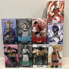 プライズフィギュア　まとめ売り9点セット ナルト　ジョジョ　ワンピース　ブリーチ