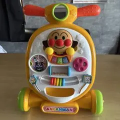 極美品　アンパンマン　乗って！押して！へんしんウォーカーのサムネイル
