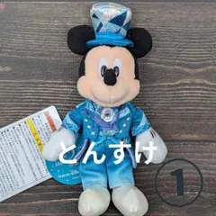 【新発売】ミッキー★ぬいぐるみバッジ　新品タグ付　25周年　ディズニーシー　①