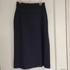 UNIQLO チェックナロースカート M グレー