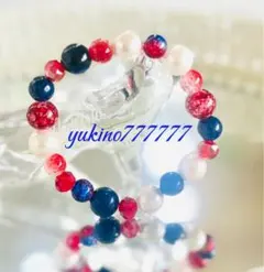 万博　ミャクミャクカラー⭐️天然石ブレスレット