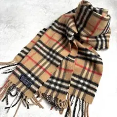 Burberry バーバリー カシミア100 %イギリス製 ノバチェックベージュ