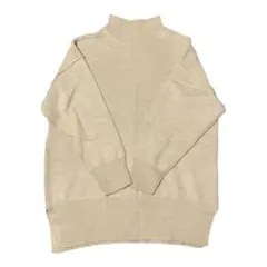 【C.O.L.Z.A】ベージュ タートルネック ニット