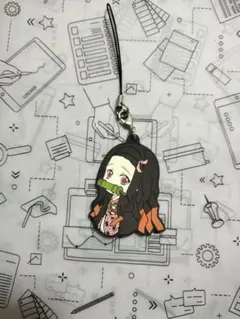 鬼滅の刃 竈門禰豆子ラバーストラップ ラバスト