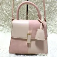 美品✨FURFUR ファーファー バイカラー ハンドバッグ ショルダー 2way