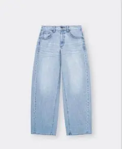 GU　ローライズバギージーンズ