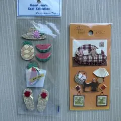 【未使用】立体シール2点セット