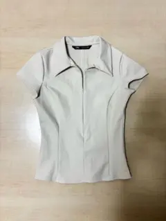 ZARA 半袖シャツ Sサイズ クリーム