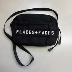 PLACES+FACES ブラックショルダーバッグのサムネイル