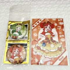 ひみつのアイプリ ポップアップ イオンモール　オーロラ缶バッジ　アイリ　リンリン