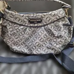 Christian Olivier ショルダーバッグ グレー/ネイビーおまけ付き