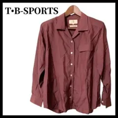 美品 T・B-Sports シルク100% 長袖シャツ レディースM