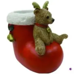 【新品・コポー】コポー　クリスマス　クマトナカイのハンコ立て