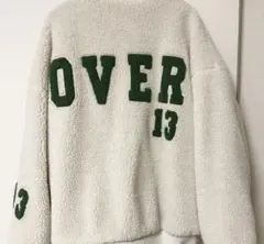 韓国ロゴ入りボアジャケット XL