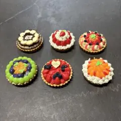 ミニチュアケーキ 6個セット フルーツデザイン