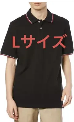 ポロシャツ コットンピケ スリムフィット メンズ Lサイズ