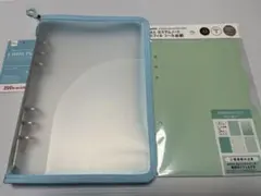 ダイソー　６リングファイル　a5 カスタムノート リフィル　2種セット