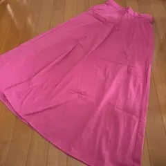 Mサイズ　ピンク フレアスカート ゴムウエスト
