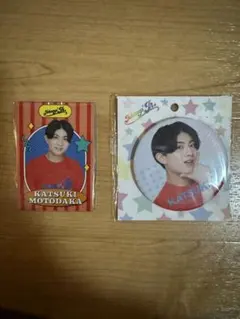 KATSUKI 缶バッジ 赤いシャツ