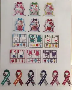 ハローキティ・マイメロディ シールセット