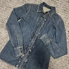 0316さま専用【GUCCI】レザーシャツ 46 ライトブルー GUCCI】レザーシャツ 46 ライトブルー