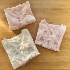 メゾピアノ 長袖カットソー　140 3枚セット