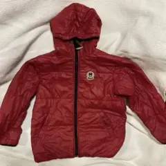 ミキハウス BOUBLE.Bダウンジャケット  リバーシブル ブラウンレッド