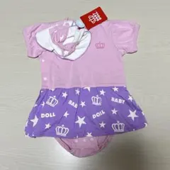 新品　ベビードール　ロンパース　ベビー　女の子80cmのサムネイル