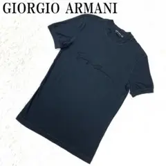 GIORGIO ARMANI 半袖Tシャツ ネイビー 46 B1401