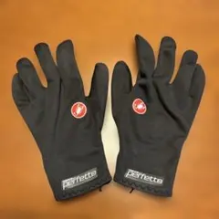 CASTELLI カステリ ペルフェット ライトグローブ L ゴアテックス 黒