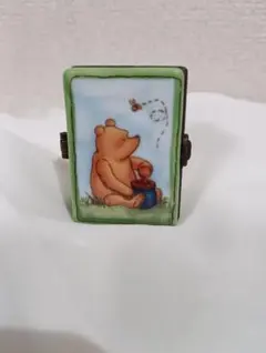 超貴重レアクラシックプー ヒンジボックス 陶器 置物 プレゼント美品