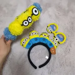 値下げ交渉可　ミニオン カチューシャ、冠、眼鏡セット　ユニバ　USJ