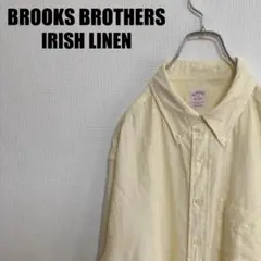 ブルックスブラザーズピュアアイリッシュリネンシャツIRISH LINEN XXL