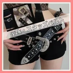 ✽ ラインストーン ベルト Y2K 韓国 ストリート ブリンブリン ✽