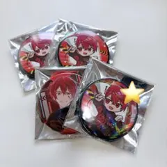 あほの坂田　となりの坂田　缶バッチ　ワーニング