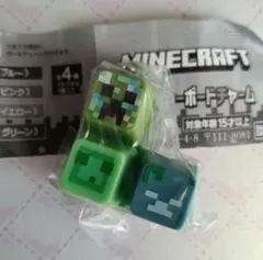 マインクラフトカラフルキーボードチャーム デザインD（グリーン）クリーパー