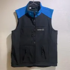 British Gas ブリティッシュガス フリースベスト 古着 企業もの