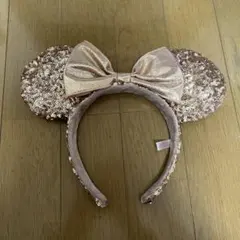 ミニー　スパンコール　カチューシャ