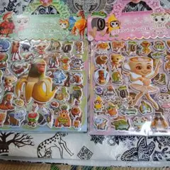 AIモンスター立体シール イタリアンブレインロット 2シート×2枚