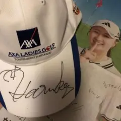 AXA LADIES GOLF サイン入りキャップ