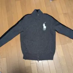 Polo by Ralph Lauren グレー ジップアップセーター L