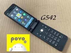 良品 G542 GRATINA 4G KYF39 SIMフリー ガラホ povo