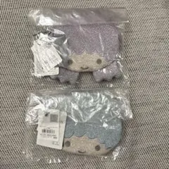 8日取置mother様専用OPAQUE.CLIPキキララフェイス型フラットポーチ