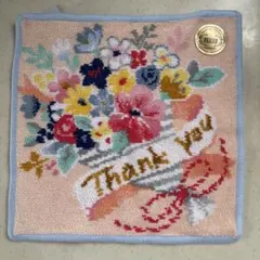 新品【FEILER】LOVERARY★シニュール織　サンキュー　ドイツ　ハンカチ