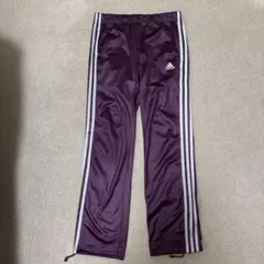 adidas ジャージ パンツ パープル 3本ライン