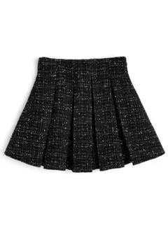 GRL インパン裏地付きツイードプリーツミニスカート[ai225]